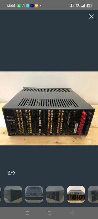 Arcam AVR600 Receptor AV Negro