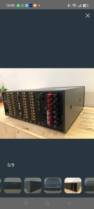 Arcam AVR600 Receptor AV Negro
