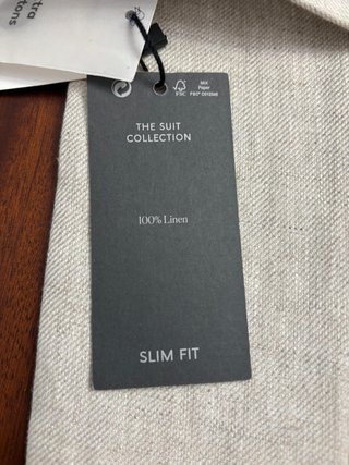 Traje Lino Mango 150FLORIDA Talla 52 Nuevo