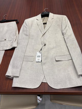 Traje Lino Mango 150FLORIDA Talla 52 Nuevo