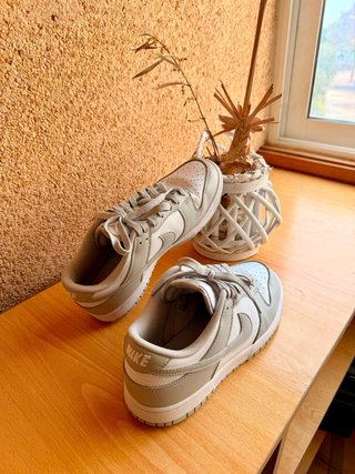 Zapatillas Nike Dunk Low Gris Blanco