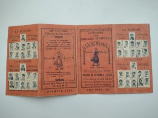 Álbum fútbol La Aldeana 1934-35