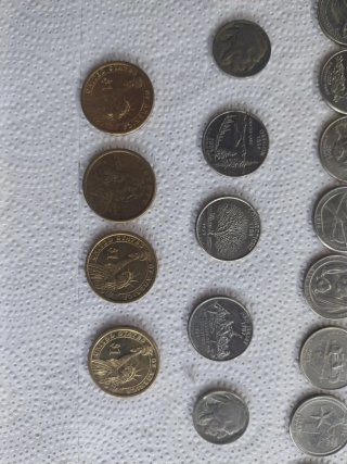 Lote de 57 Monedas EEUu Coleccionables