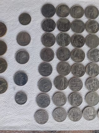 Lote de 57 Monedas EEUu Coleccionables