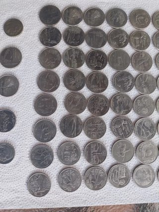 Lote de 57 Monedas EEUu Coleccionables
