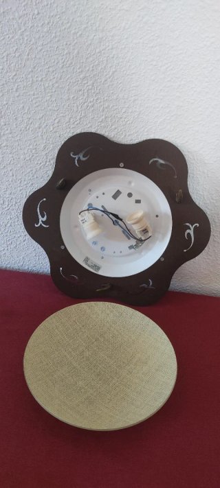 Lámpara de techo de cristal y metal