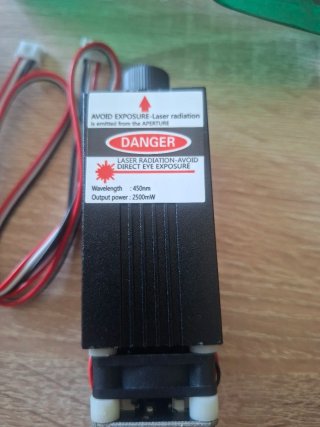 Módulo Láser 2500mW Gafas Verdes