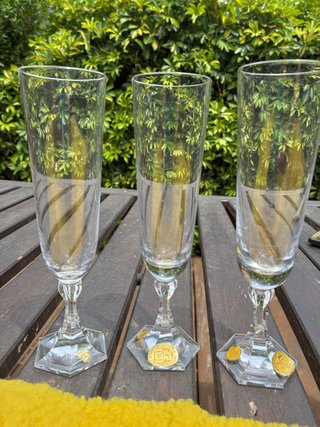 Juego Copas Riedel Champagne Vintage Años 60