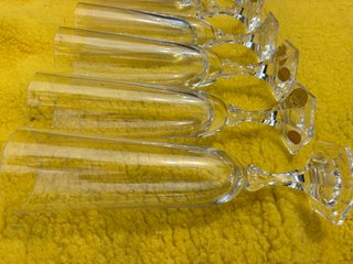 Juego Copas Riedel Champagne Vintage Años 60