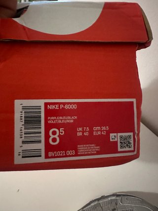 Nike P-6000 Grigie Argento Taglia 42