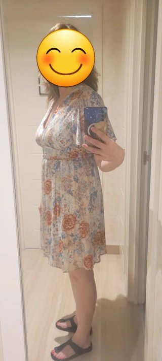 Vestido de verano floral forrado talla M/L
