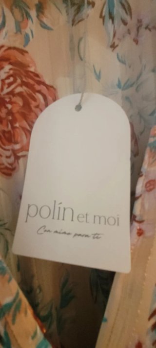 Vestido de verano floral forrado talla M/L