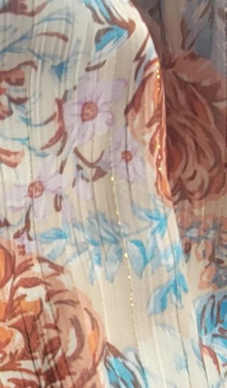 Vestido de verano floral forrado talla M/L
