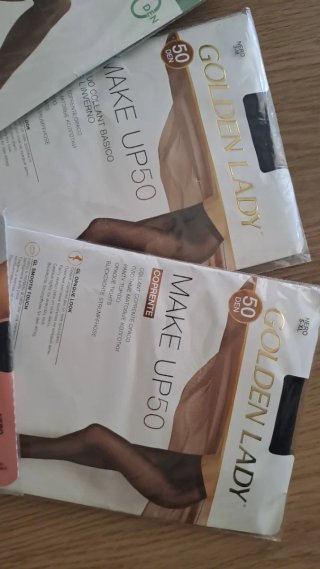 Calze Golden Lady e Pompea 50 Den Nero L