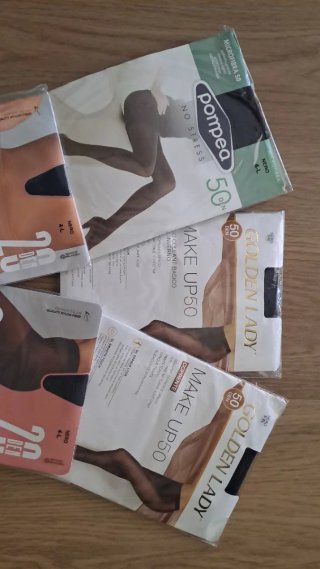 Calze Golden Lady e Pompea 50 Den Nero L