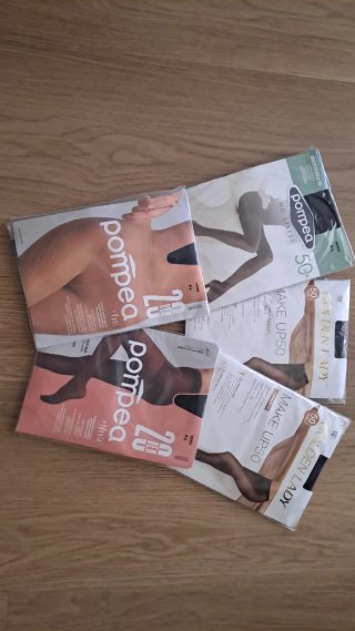 Calze Golden Lady e Pompea 50 Den Nero L