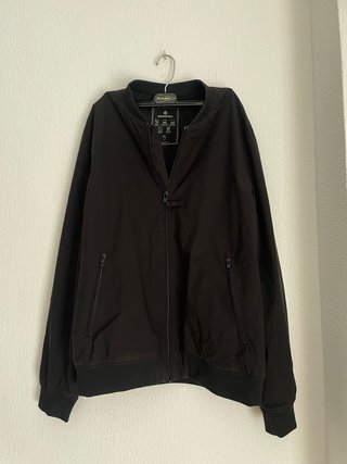 Chaqueta bomber negra hombre XL