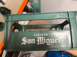 Caja Cerveza San Miguel Antigua