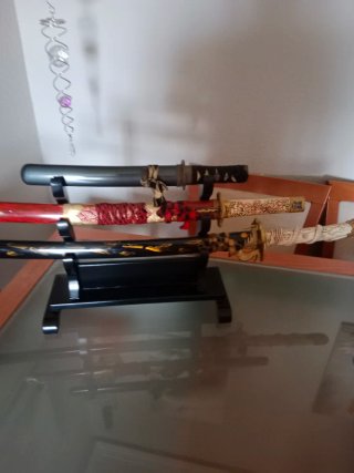 Set di 3 Katane da Collezione