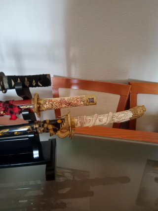 Set di 3 Katane da Collezione