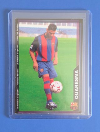 2003-04 Mundicromo Barcelona Quaresma Rookie #155