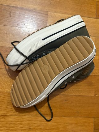 Zapatillas Victoria caña alta verde