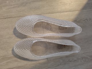 Zapatos Silicona Transparentes Talla 38