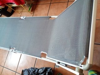 Hamaca plegable con sombrilla