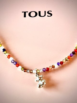 Collar TOUS Plata CIRCONITAS OSO PLATA ORIGINAL