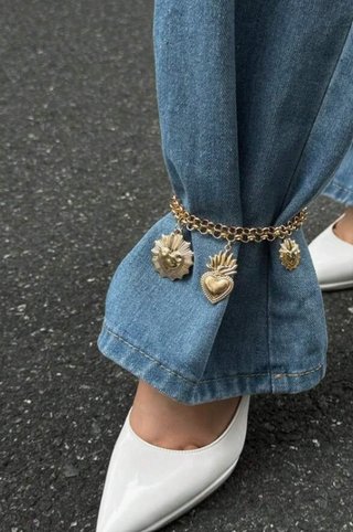 2x1 Colgante para jeans campana | Accesorio boho