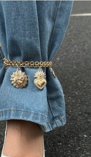 2x1 Colgante para jeans campana | Accesorio boho