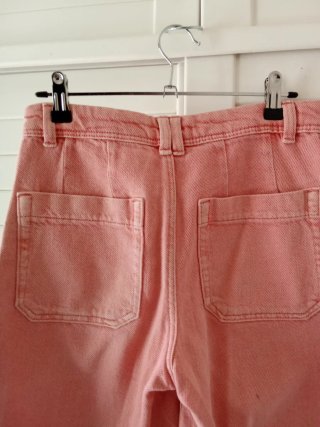 Pantalón vaquero Bershka rosa