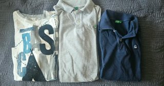 3 Camisetas niño manga larga Benetton