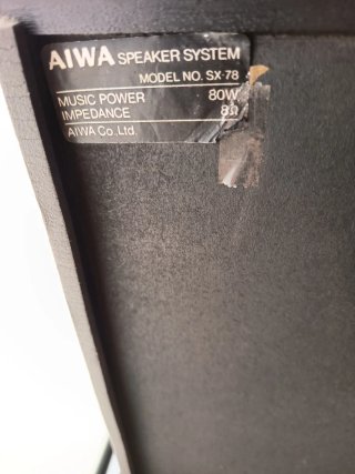 Altavoces Aiwa Negros