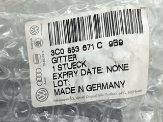 Rejilla volkswagen 97479 3c0853671c passat berlina