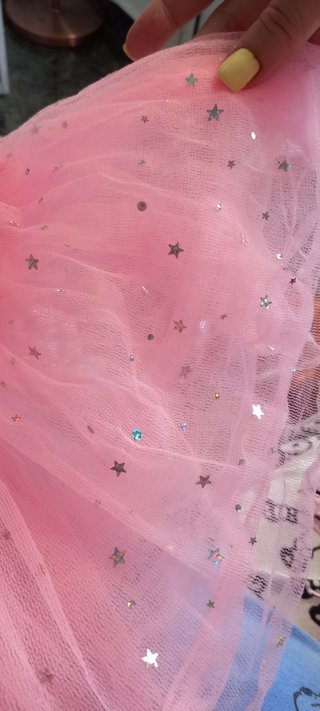 Falda tutú rosa brillante