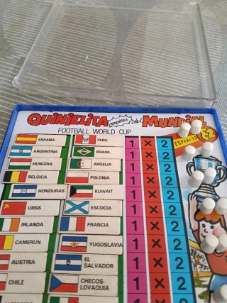 Juego Quinielita Mundial 82 Rima