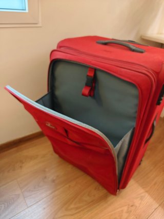 Maleta Samsonite Grande Roja Rígida
