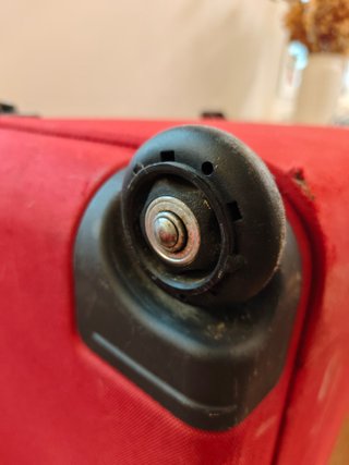 Maleta Samsonite Grande Roja Rígida