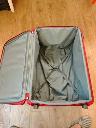 Maleta Samsonite Grande Roja Rígida