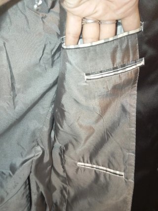 Chaqueta traje Formula Joven negra