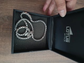 Collar Lotus Hombre Acero