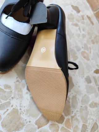 Zapatos de baile negros con cordones