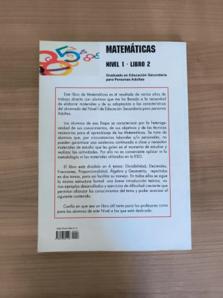 Matemáticas. Nivel I - Graduado en ESO adultos