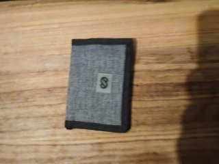Cartera Silver Negra y Gris