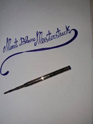 Bolígrafo Montblanc Negro y Plateado