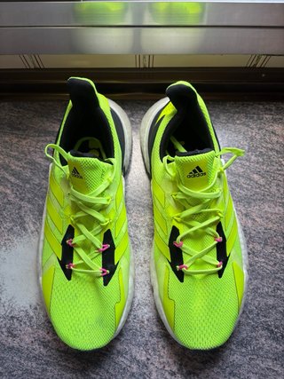 Zapatillas Adidas Running Verde y Negro
