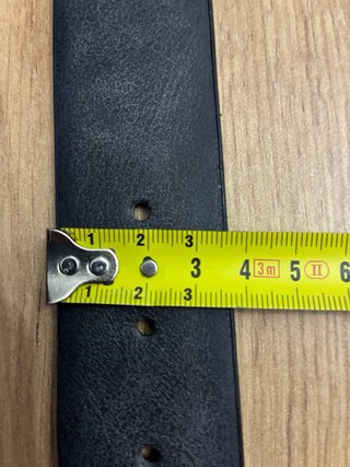 Cinturón Negro Estilo Retro Hebilla Metálica
