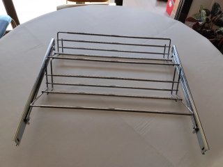 Zapatero extraíble extensible para armario