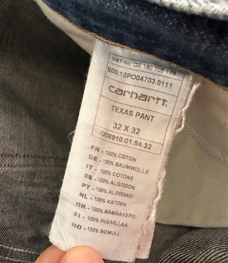 Bermudas Carhartt Hombre Azules